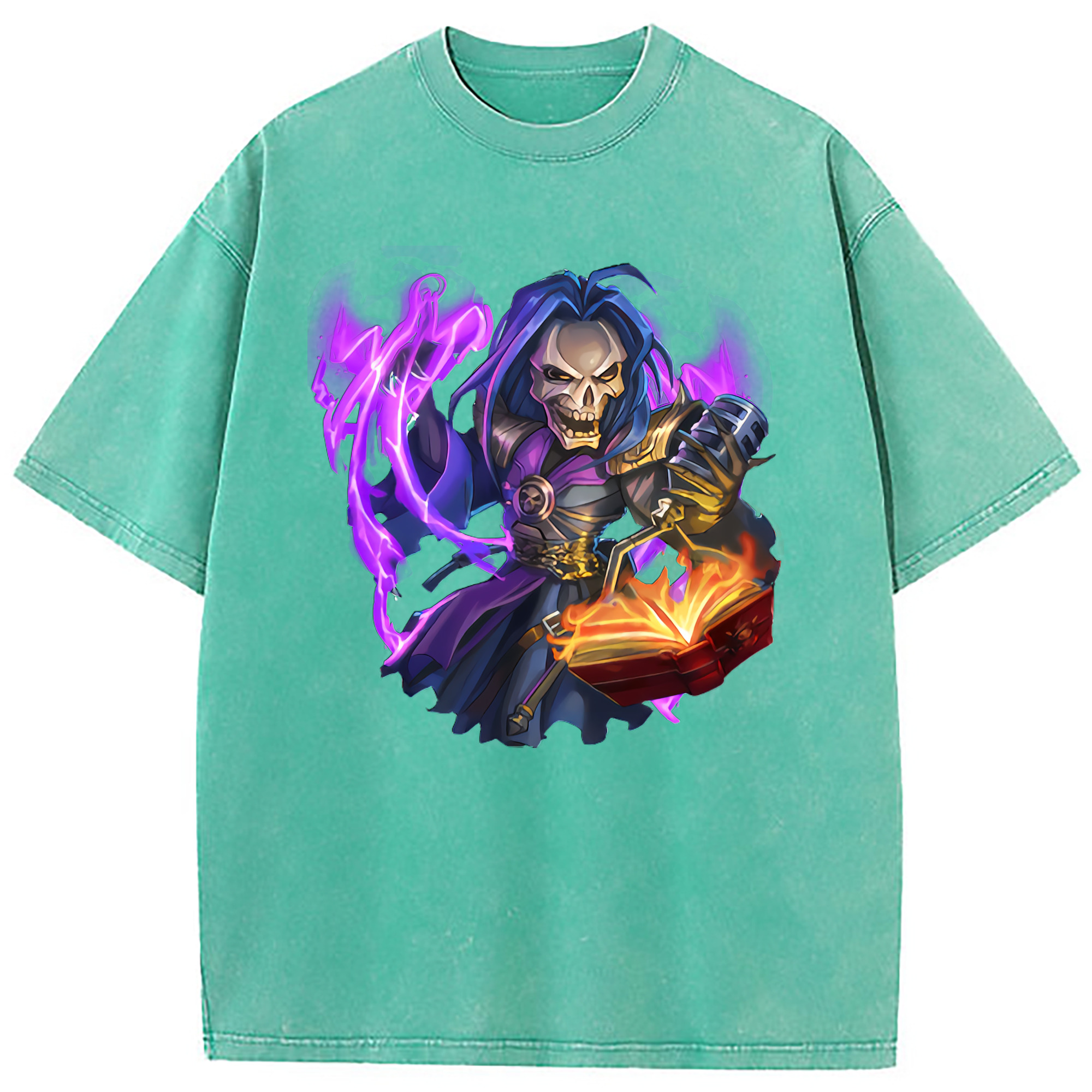 （画像用） リーグ・オブ・レジェンド League of Legends LOL 綿100% ヴィンテージ風 半袖Tシャツ（フロントプリント）